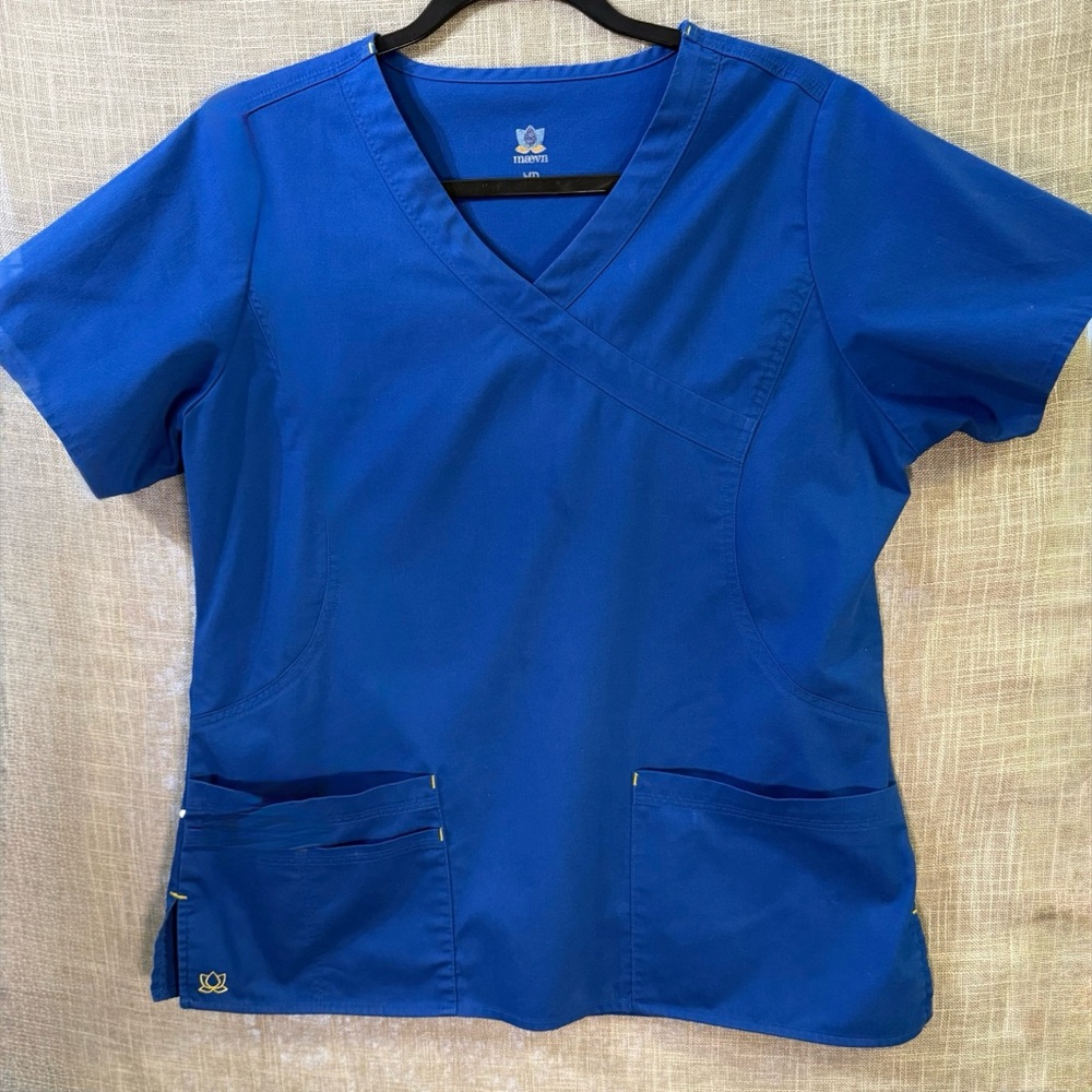 Classic Blue Women's Short Sleeve Top